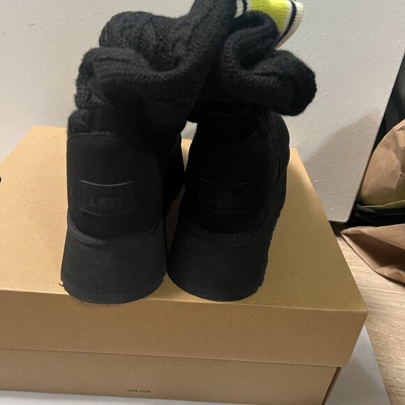 UGG Classic Sweater Letter Boot - Picture 2 of 7